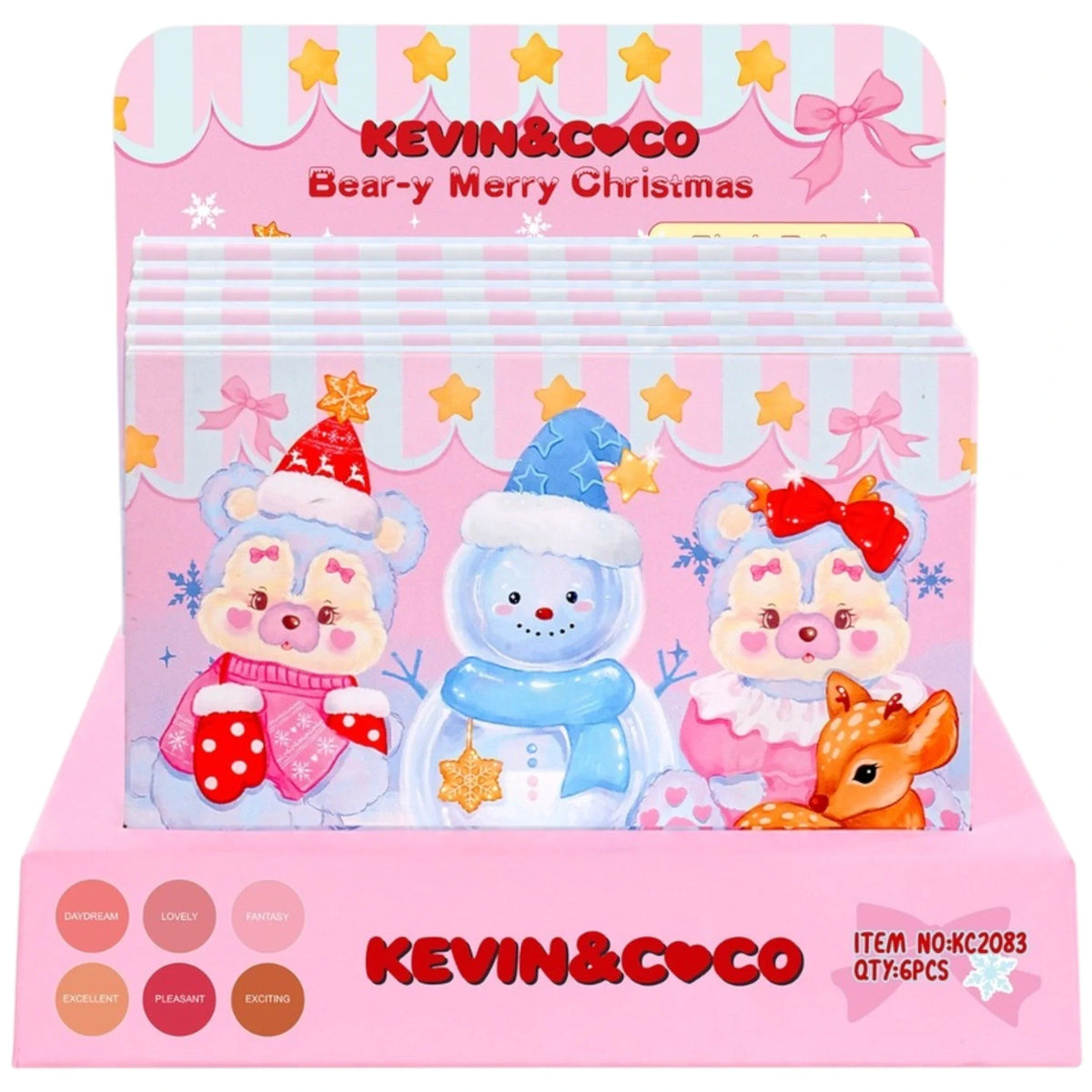 Paleta de Rubor Feliz Navidad Bear-y | Kevin & Coco