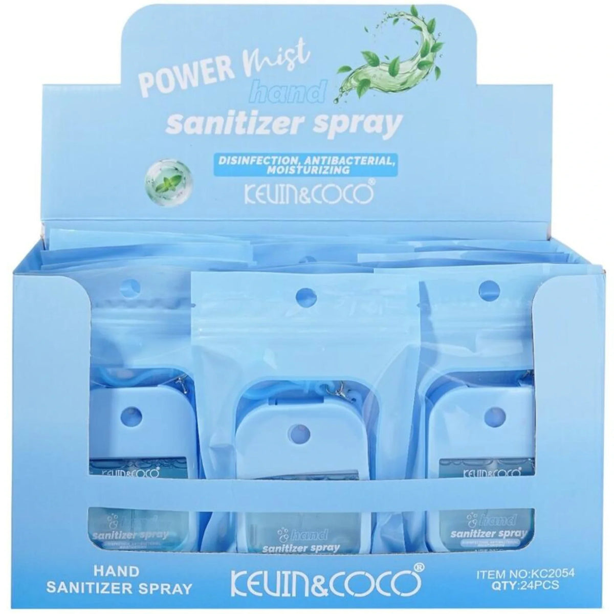 HAND SANITAZER SPRAY DISPLAY | KEVIN & COCO