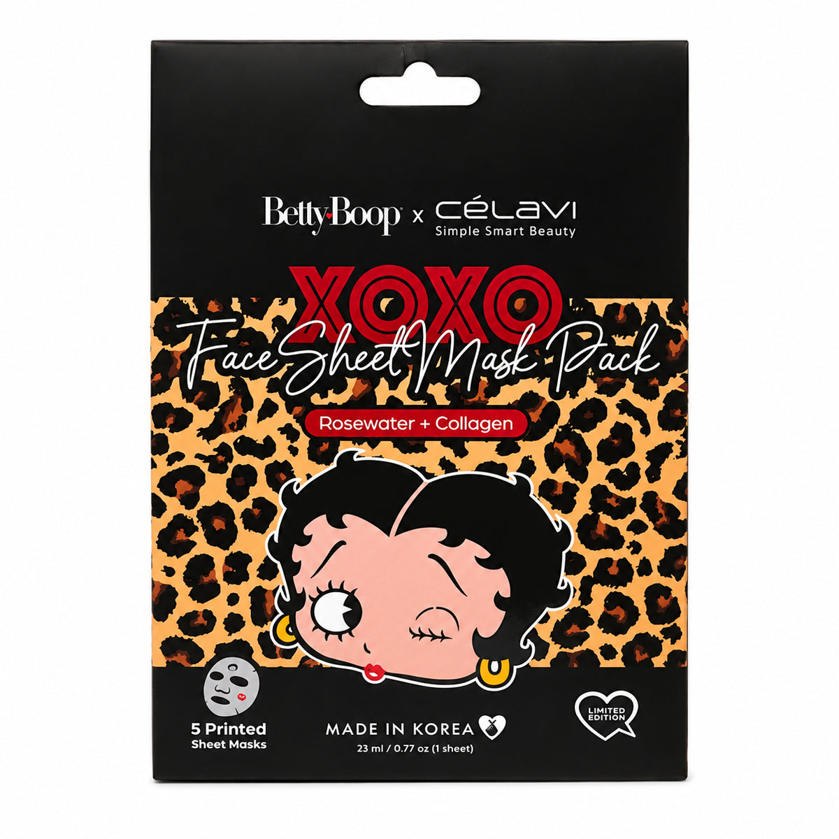 Betty Boop Set de Mascarillas Faciales | CELAVI