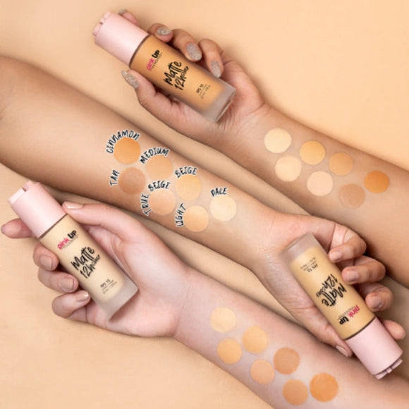 matte cover 12 horas - Base Líquida 12 Horas | PINK UP