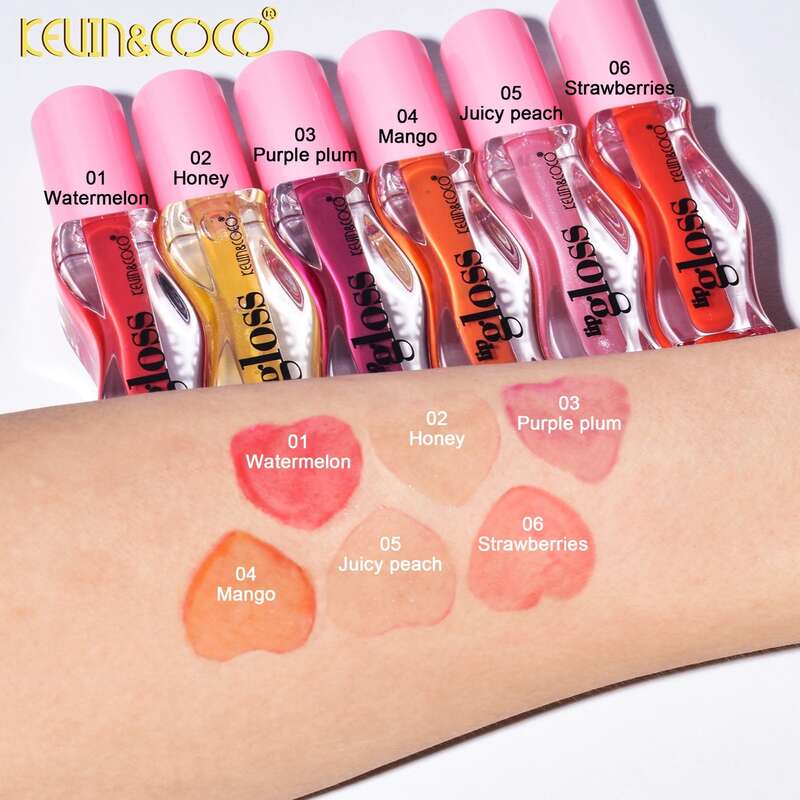 Fruity Lip Gloss – Set de 6 sabores KC240463 | Kevin & Coco