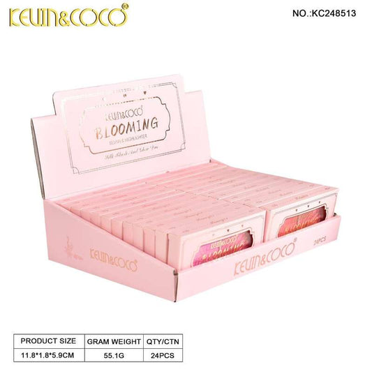 DISPLAY BLOOMING BLUSH & HIGJLIGHTER KC248513 | KEVIN & COCO