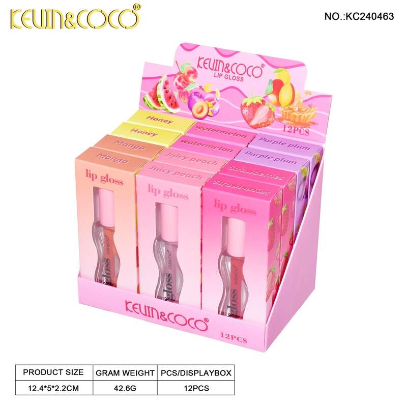 Fruity Lip Gloss – Set de 6 sabores KC240463 | Kevin & Coco