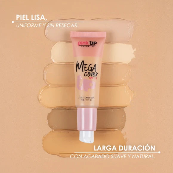 Mega Cover - Base Líquida - Pink Up