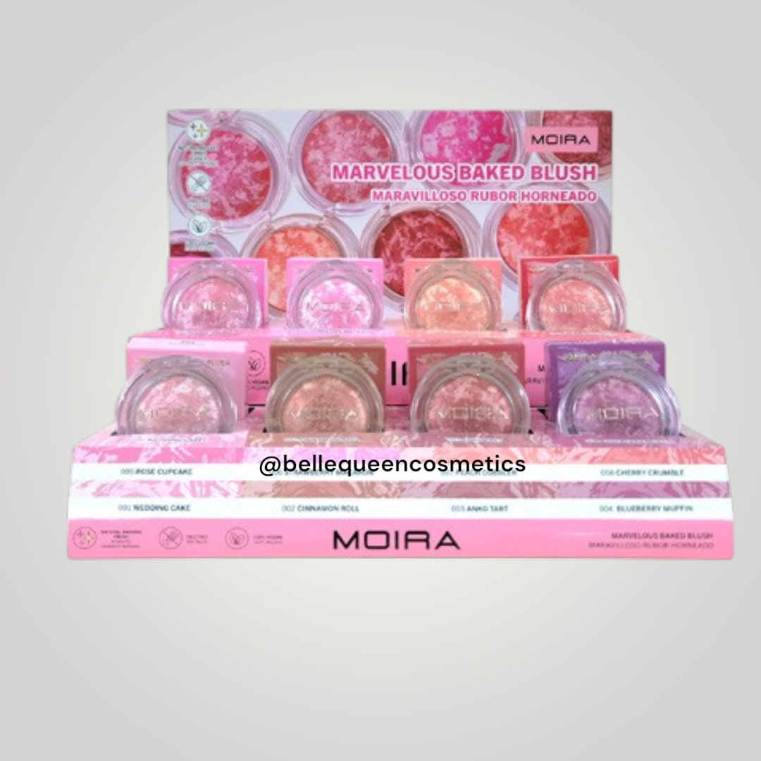 MARVELOUS BAKED BLUSH DISPLAY- MOIRA