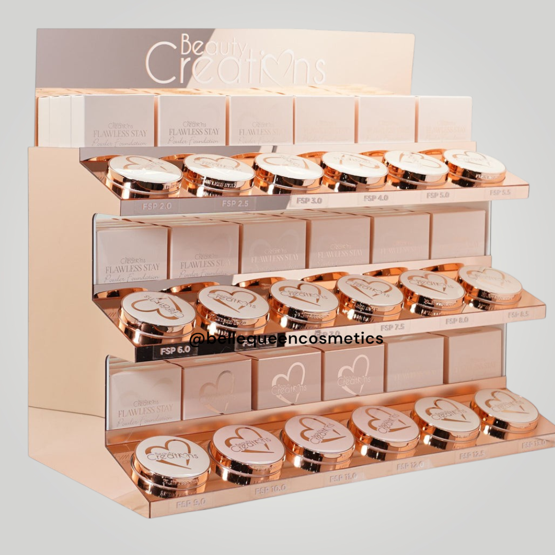 POWDER FOUNDATION DISPLAY - BEAUTY CREATIONS