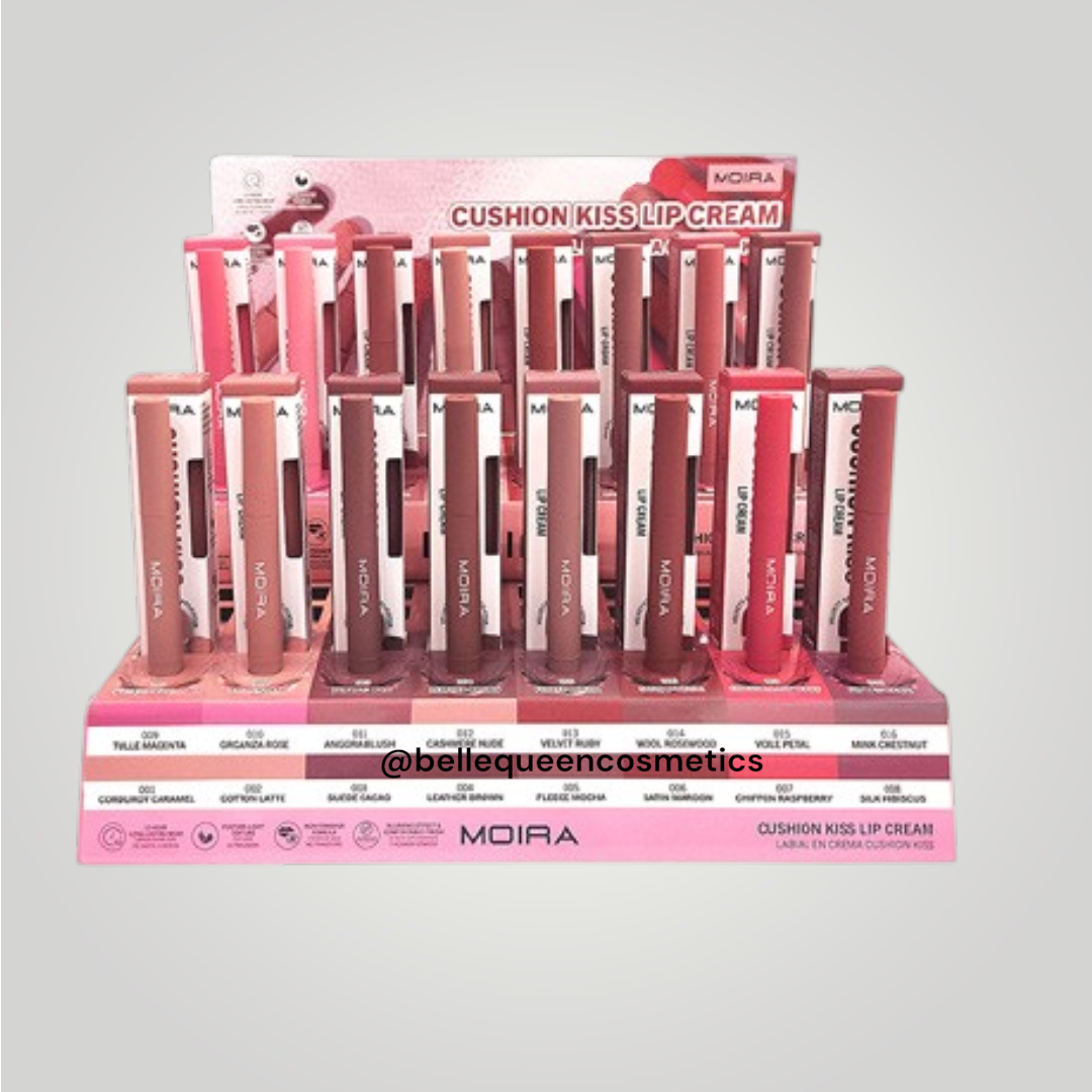 LIPS CUSHION KISS LIP CREAM DISPLAY - MOIRA