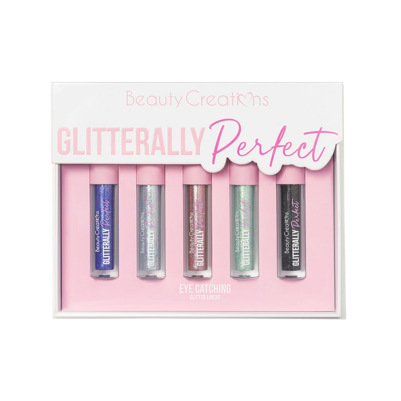 Glitterally Perfect 5pc Set - Delineador Glitter  | Beauty Creations