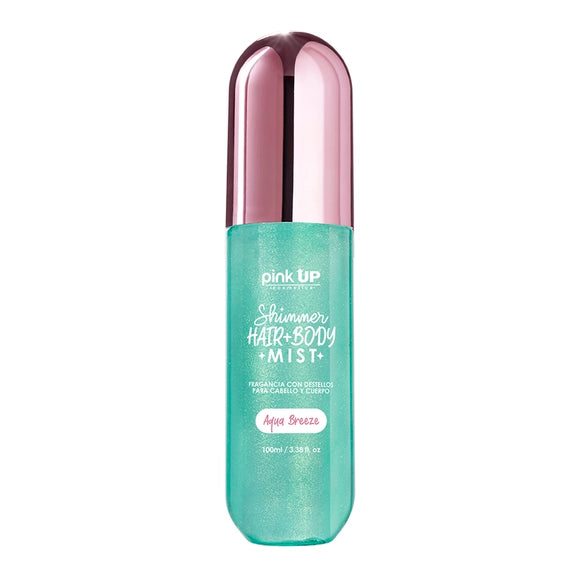 Shimmer hair + body mist - Pink Up