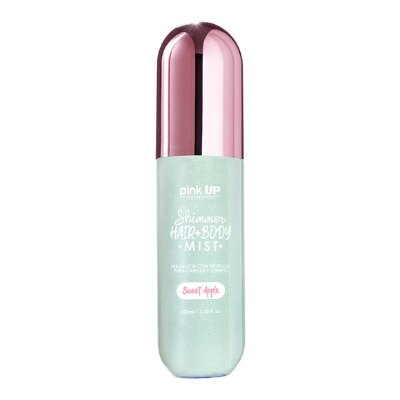Shimmer hair + body mist - Pink Up