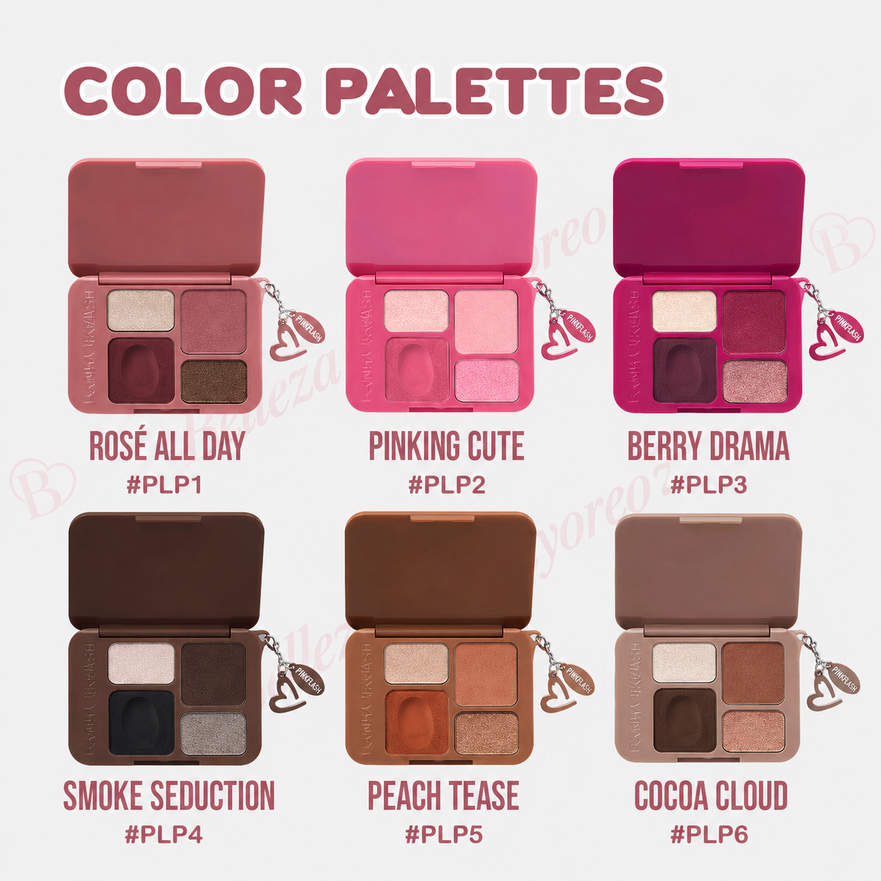 ***PREORDEN*** Plush Palette 4 Color Palette - Beauty Creations