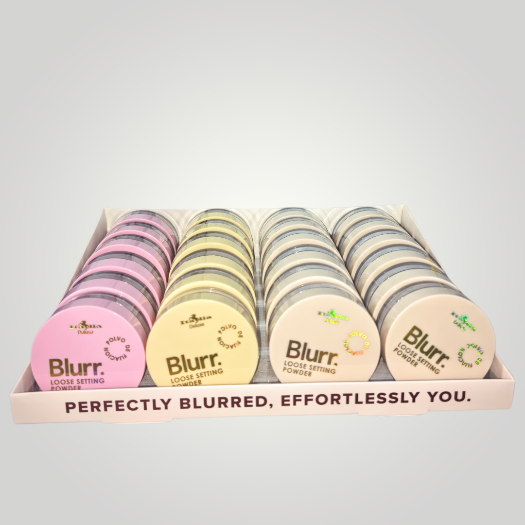 Blurr. Loose Setting Powder - Display Mixto  - Italia Deluxe
