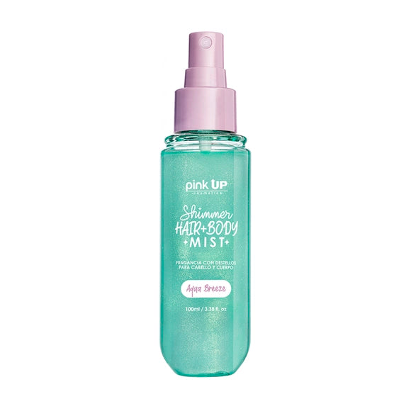 Shimmer hair + body mist - Pink Up