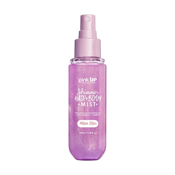 Shimmer hair + body mist - Pink Up
