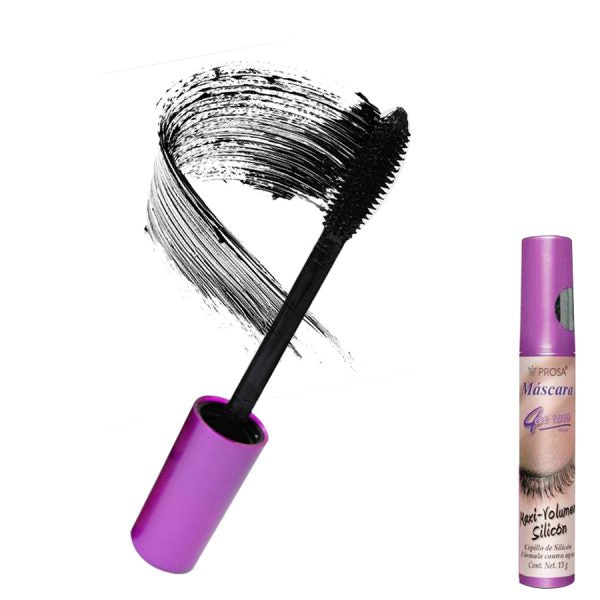 MASCARA DE PESTAÑAS  MAXI VOLUMEN  SILICON (6 PZAS) |  PROSA