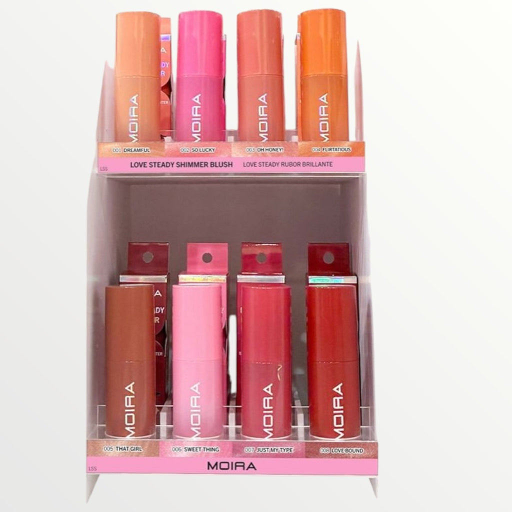 LOVE STEADY SHIMMER BLUSH - RUBOR LIQUIDO CON SHIMMER DISPLAY | MOIRA