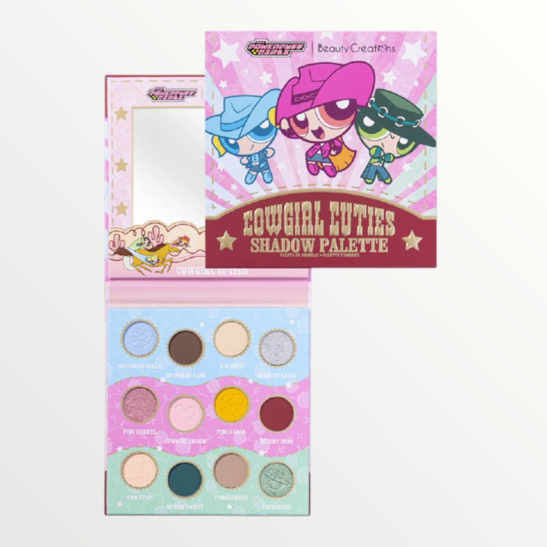 The Powerpuff Girls X Beauty Creations - Paleta De Sombras - Cowgirl Cuties