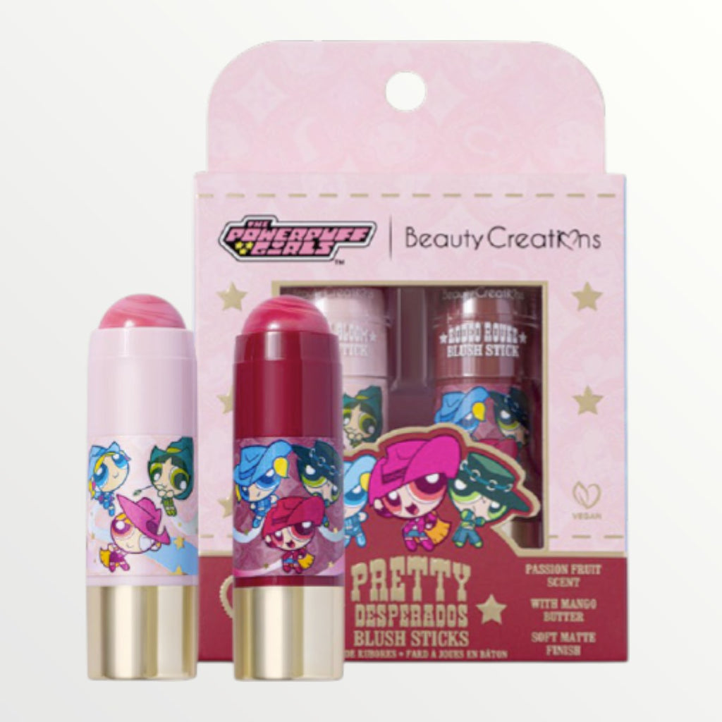 The Powerpuff Girls X Beauty Creations - Set de Rubores En Barra - Pretty Desperados