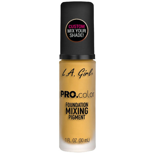 LA Girl Pro. Matte Foundation Mixing Pigment - YELLOW - Compra Maquillaje y Artículos de Belleza | Belle Queen Cosmetics