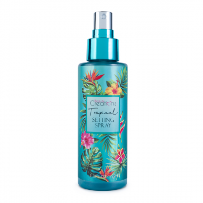 Fijador Setting Spray Tropical -Beauty Creations - Compra Maquillaje y Artículos de Belleza | Belle Queen Cosmetics