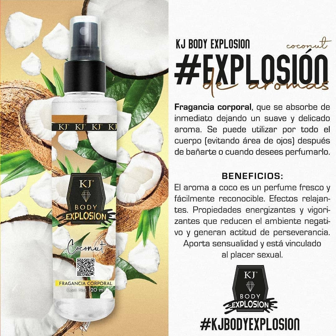 Body Explosion Coconut - Compra Maquillaje y Artículos de Belleza | Belle Queen Cosmetics