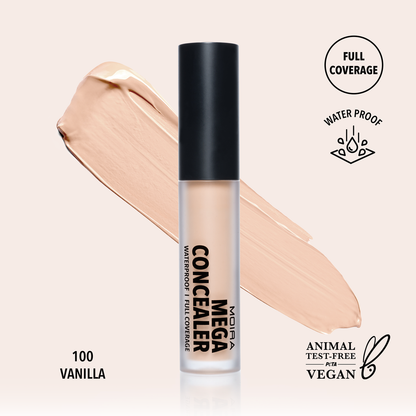 MEGA WATERPROOF CONCEALER (100, VANILLA) - Compra Maquillaje y Artículos de Belleza | Belle Queen Cosmetics