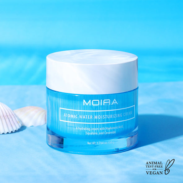 ATOMIC WATER MOISTURIZING CREAM - MOIRA - Compra Maquillaje y Artículos de Belleza | Belle Queen Cosmetics