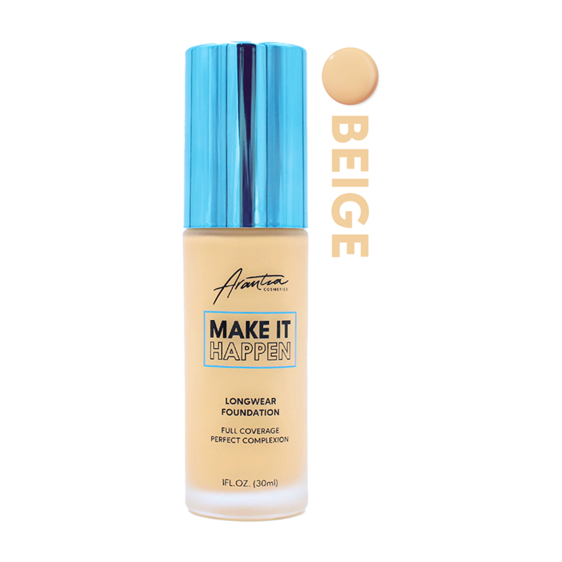 MAKE IT HAPPEN Foundation - ARANTZA COSMETICS