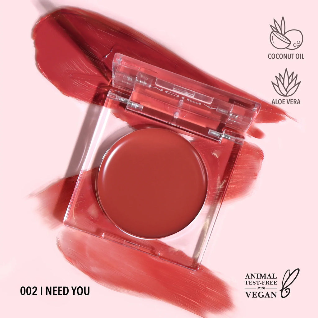 LOVEHEAT CREAM BLUSH (002, I NEED YOU)  MOIRA