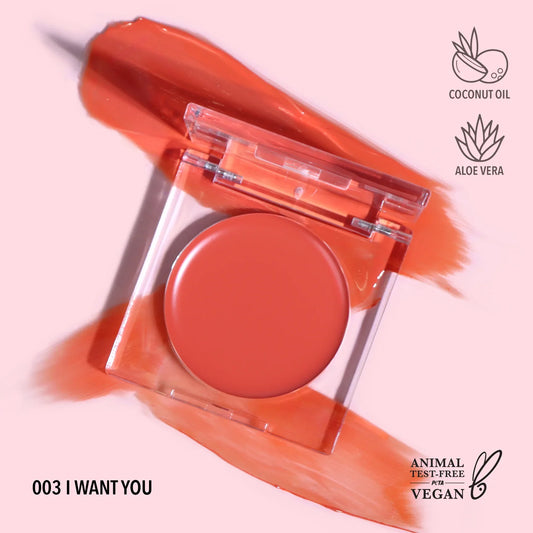 *** PRE ORDEN *** LOVEHEAT CREAM BLUSH (003, I WANT YOU)  - MOIRA
