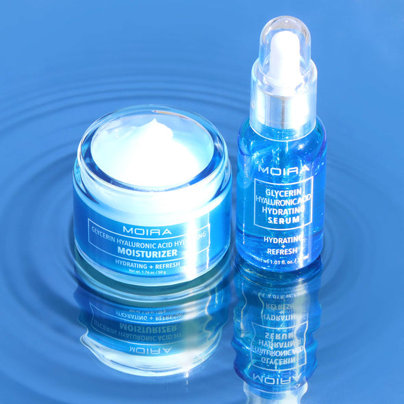 GLYCERIN HYALURONIC ACID HYDRATING MOISTURIZER - MOIRA - Compra Maquillaje y Artículos de Belleza | Belle Queen Cosmetics
