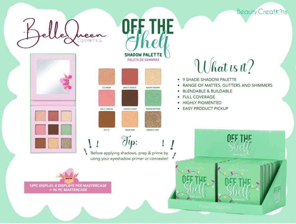 OFF THE SHELF EYESHADOW PALETTE - BEAUTY CREATIONS