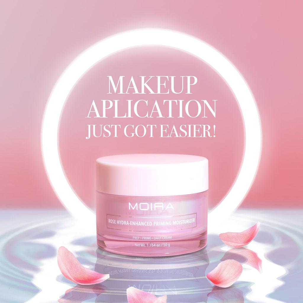 ROSE HYDRA-ENHANCED PRIMING MOISTURIZER - MOIRA - Compra Maquillaje y Artículos de Belleza | Belle Queen Cosmetics