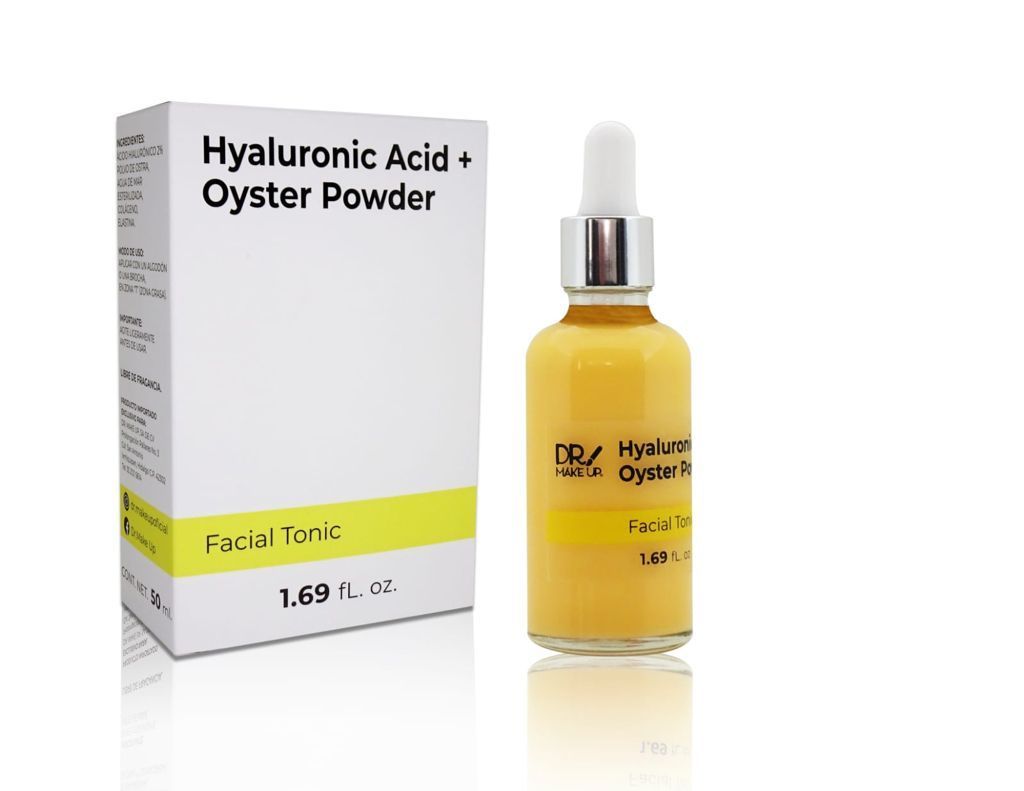 Tónico Facial Con Polvo De Ostra Y Ácido Hialurónico Dr. Makeup - Compra Maquillaje y Artículos de Belleza | Belle Queen Cosmetics