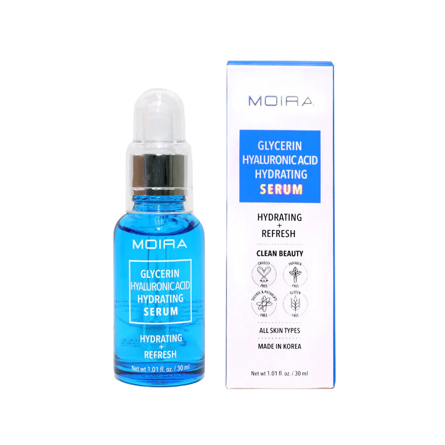 GLYCERIN HYALURONIC ACID HYDRATING SERUM - MOIRA